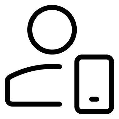 Akıllı telefonda web kuryesi kullanan klasik kullanıcı