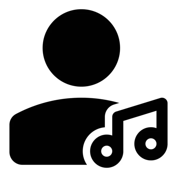 Musik Die Klassische Nutzer Auf Einem Web Messenger Teilen — Stockvektor