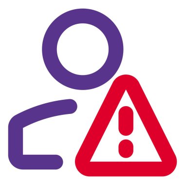 Çevrimiçi phishing dolandırıcılığı için ünlem işareti düzeni ile uyarı