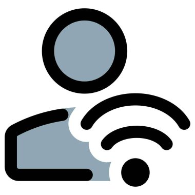 Wi-Fi internet yönlendirici anahtarı bir şirkette klasik kullanıcı ile paylaşılır