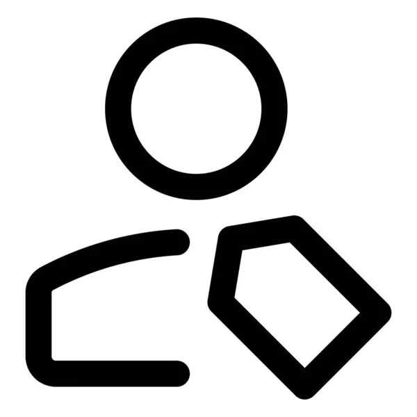 经典用户对象的价格标签 — 图库矢量图片