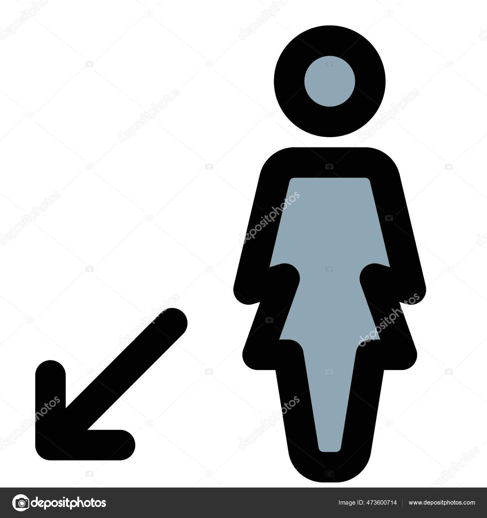 Moving Direction South West Direction Stock Vector Image by 473600714