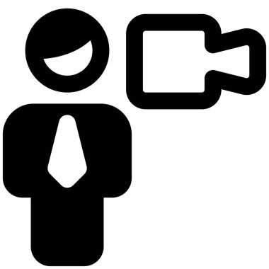 Kilitleme sırasında görüntülü görüşme altında iş adamı