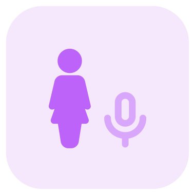 Sohbet kuryesinde iş kadını tarafından çalınan ses