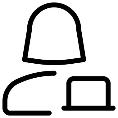 kadın kullanıcı ya da programcı çevrimiçi çalışmak için dizüstü bilgisayar kullanıyor