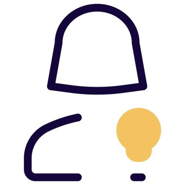 Ampul logosu olan birden fazla fikri olan kadın kullanıcı