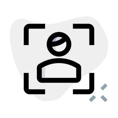 Sosyal medya düzeni için bir kullanıcı profili resmine odaklanılıyor