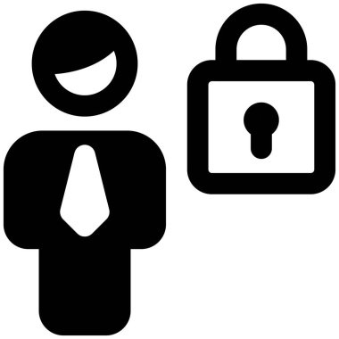 Erişim için şirket portalının kilitli ekranı