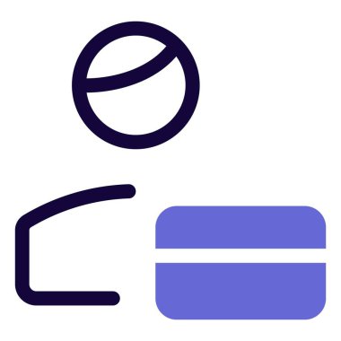 kullanıcı tarafından yapılan çevrimiçi alımlar için bir kredi kartı kullanarak