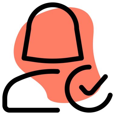 Onaylanmış iş kadını listesi ve işaretleme seçeneği