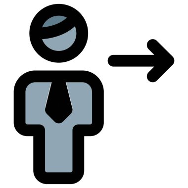 İş adamı web sitesi için logoff şirket sunucu portalı