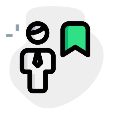 Yer imi imzası işadamı ofis düzeninde çalışıyor