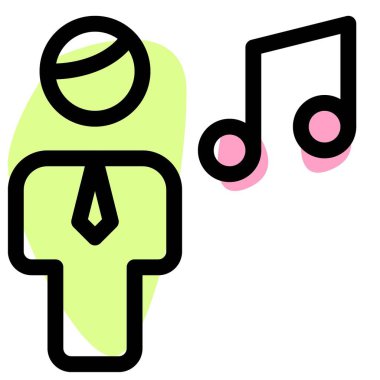 Bir grup işadamı tarafından bir web kuryesinde paylaşılan müzik