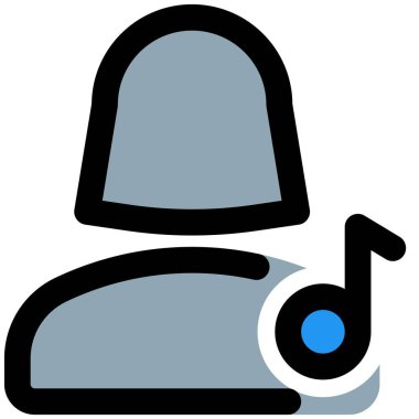 Tek bir kullanıcı tarafından bir web kuryesinde paylaşılan müzik