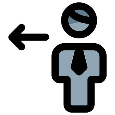 şirket giriş portalı beyaz bir arkaplanda izole edildi