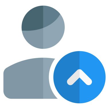 Düz navigasyon için yukarı yönlü oku olan tek kullanıcı