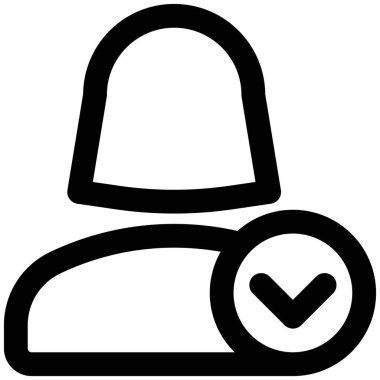 Ters yön göstergesi için aşağı yönlü ok