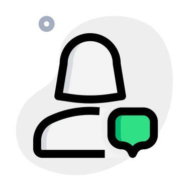 Bekar iş kadını müşteri destek yöneticisiyle sohbet ediyor