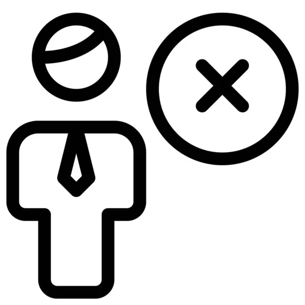 Homme Affaires Non Autorisé Travailler Bureau — Image vectorielle
