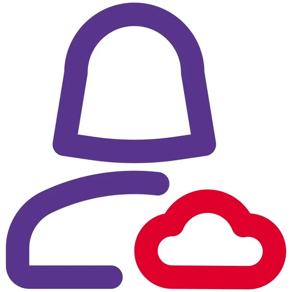 Ingegnere Del Cloud Computing Con Layout Supporto Avanzato — Vettoriale Stock