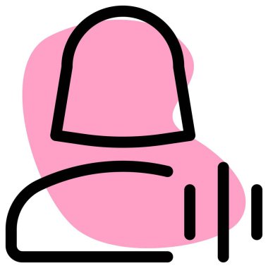 tek bir kadın kullanıcı tarafından iş için paylaşılan ses