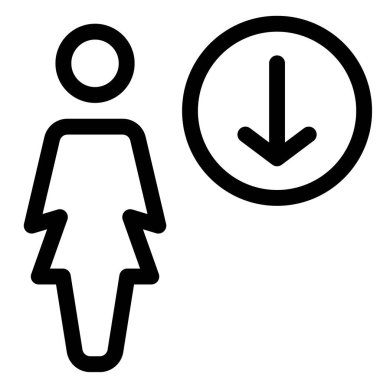 İş kadını veritabanı çevrimiçi sunucudan indiriliyor