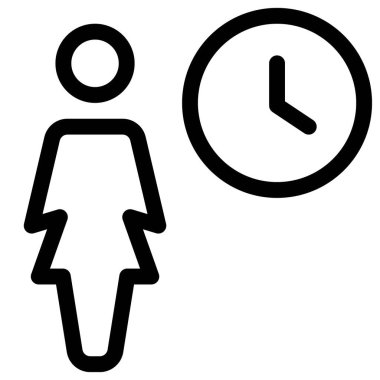 İş kadını yayın ve finans kuyruğunda çalışıyor