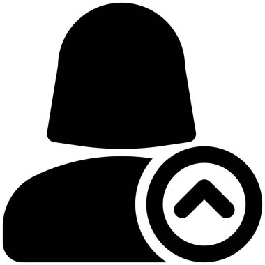 Düz navigasyon için yukarı yönde ok kullanan kadın kullanıcı