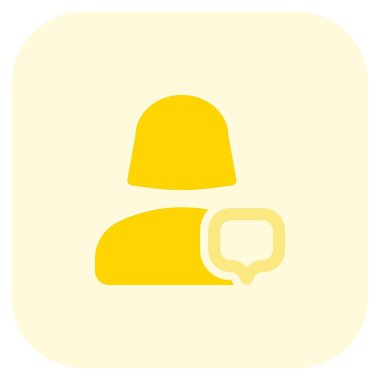 Bekar iş kadını müşteri destek yöneticisiyle sohbet ediyor