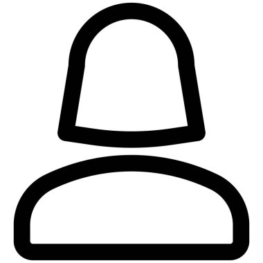 Profil fotoğrafı için çevrimiçi tek bir kadın kullanıcının nötr portresi