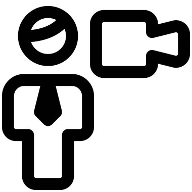 Kilitleme sırasında görüntülü görüşme altında iş adamı