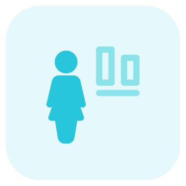 Bir iş kadınının ayarlamak için bir sözcük belgesinin düğme hizalaması