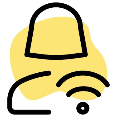 bir şirkette tek bir kadın kullanıcı ile paylaşılan kablosuz internet yönlendirici anahtarı