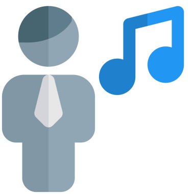 Bir grup işadamı tarafından bir web kuryesinde paylaşılan müzik