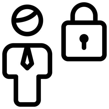 Erişim için şirket portalının kilitli ekranı