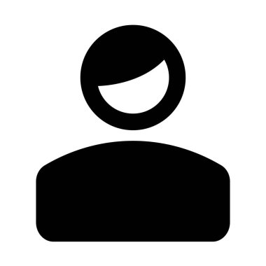 Profil resmi için çevrimiçi tek bir kullanıcının nötr portresi