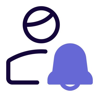 Bir kullanıcı aygıtında uyarı çanı uyarısı