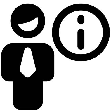 I düğmeli büyük bir şirket habercisinin bilgileri