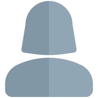 Profil fotoğrafı için çevrimiçi tek bir kadın kullanıcının nötr portresi