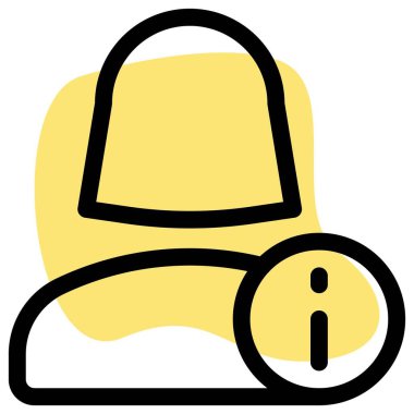 Çevrimiçi kadın kullanıcı I düğmesi yerleştirmesi bilgileri