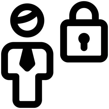 Erişim için şirket portalının kilitli ekranı