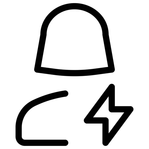Logotype Flash Utilisé Pour Les Photos Profil Comme Une Indication — Image vectorielle