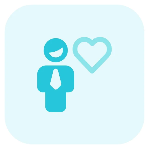 Αγαπημένο Επιχείρηση Για Εργαστούν Ένα Λογότυπο Καρδιά — Διανυσματικό Αρχείο