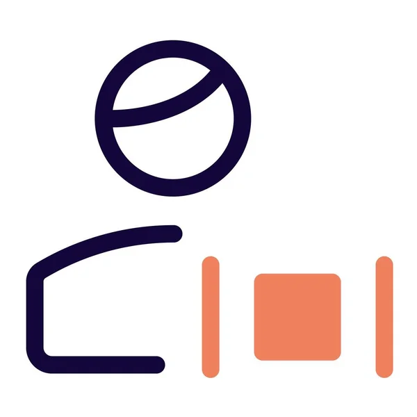 Многозадачность Оформлением Логотипа Портала Управления Компанией — стоковый вектор