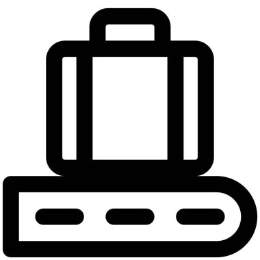 Taşıyıcı bant sisteminden kayıp bir bagaj iddiası