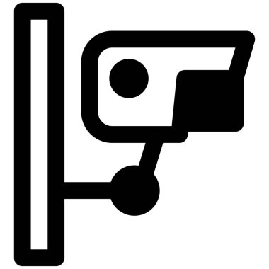 Havaalanındaki uzun menzilli güvenlik kamerası.