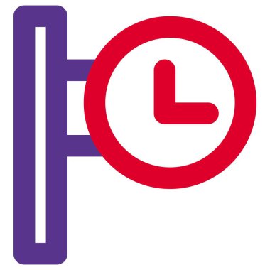 Havaalanında saat ve dakikası olan büyük bir saat.