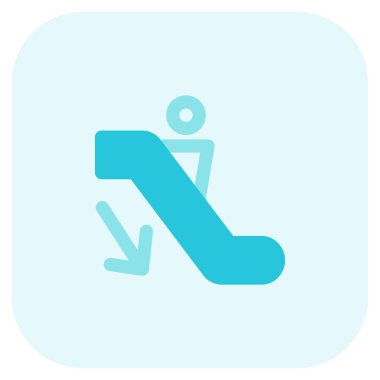 Yürüyen merdivenin aşağı doğru akışı