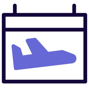 Takvimdeki bir tatil için uçuş planı