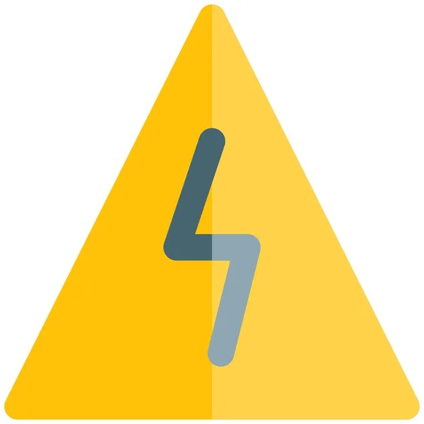 Dangerous Sign High Voltage Electricity — Stock Vector